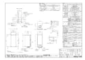 ノーリツ GT-2053SAWX-H-2 BL  13A 納入仕様図 設置フリー形 ガスふろ給湯器 ユコアGT シンプル スリム オート 20号 扉内上方排気延長形 納入仕様図3